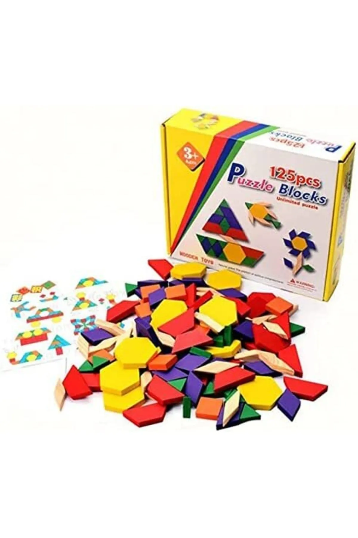 Ahşap 125 Parça Tangram