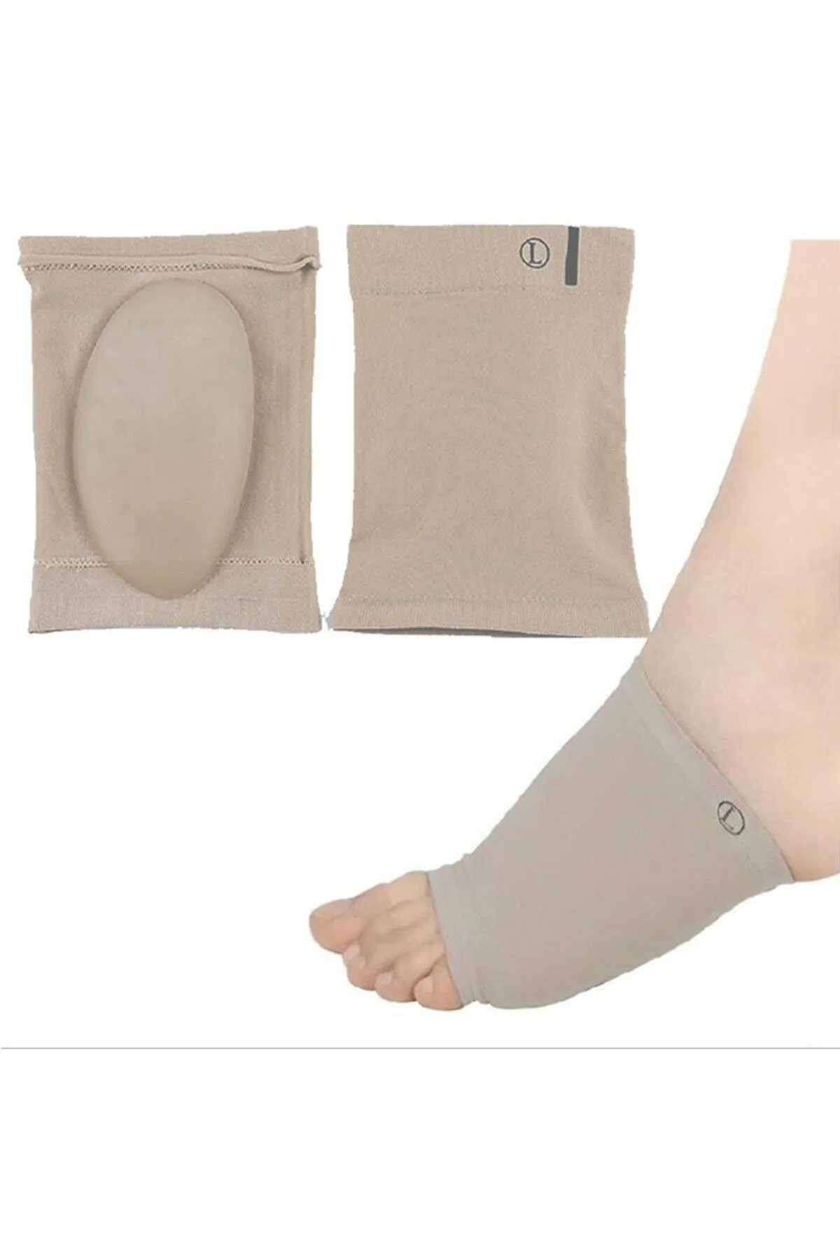 Kumas Düz Tabanlık Önleyici Medikal Ortopedik Tabanlık Ayak Ark Destek Çorabı Içe Basmalı