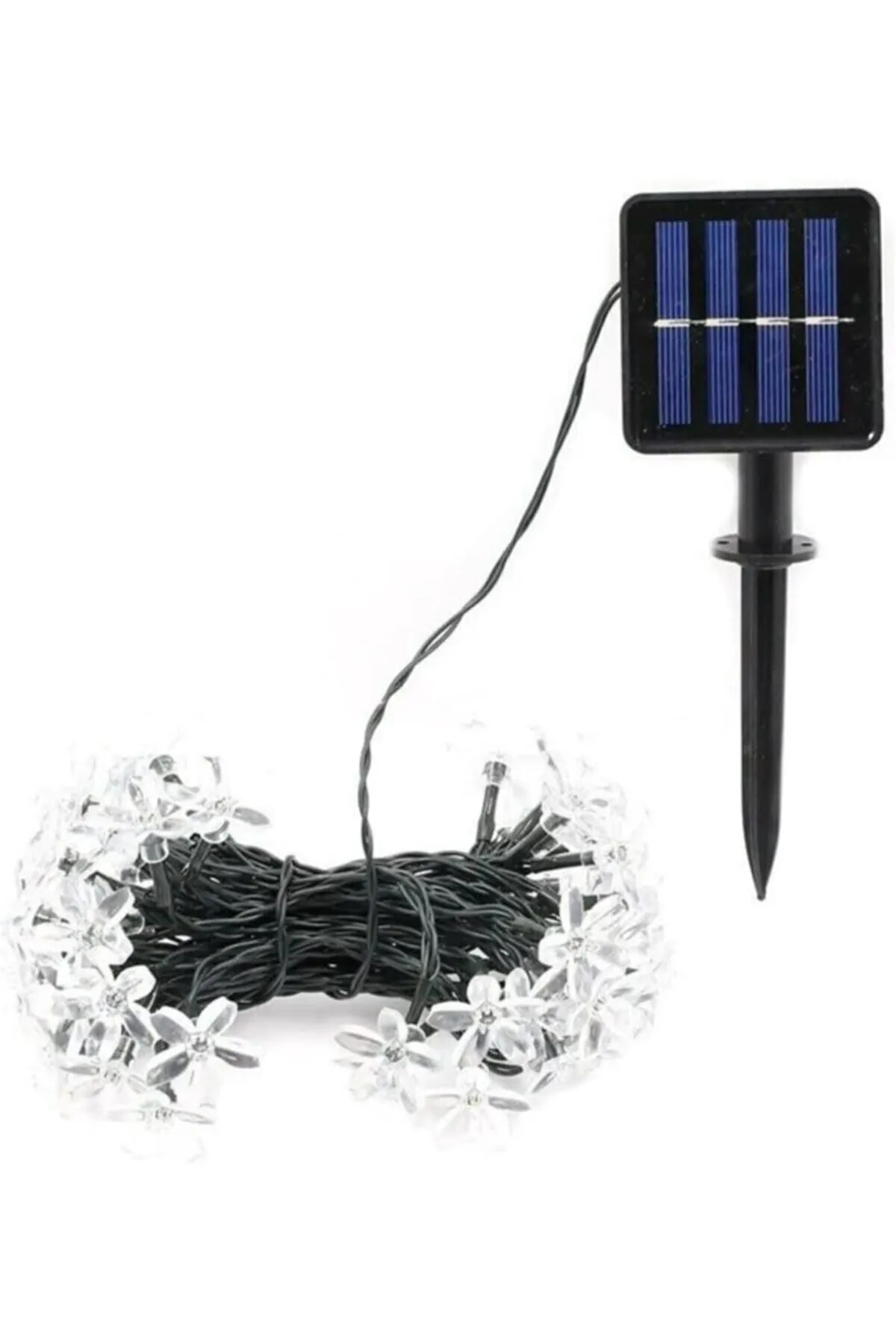 Güneş Enerjili 50 Ledli Solar Çiçekli Günışığı Bahçe Aydınlatması