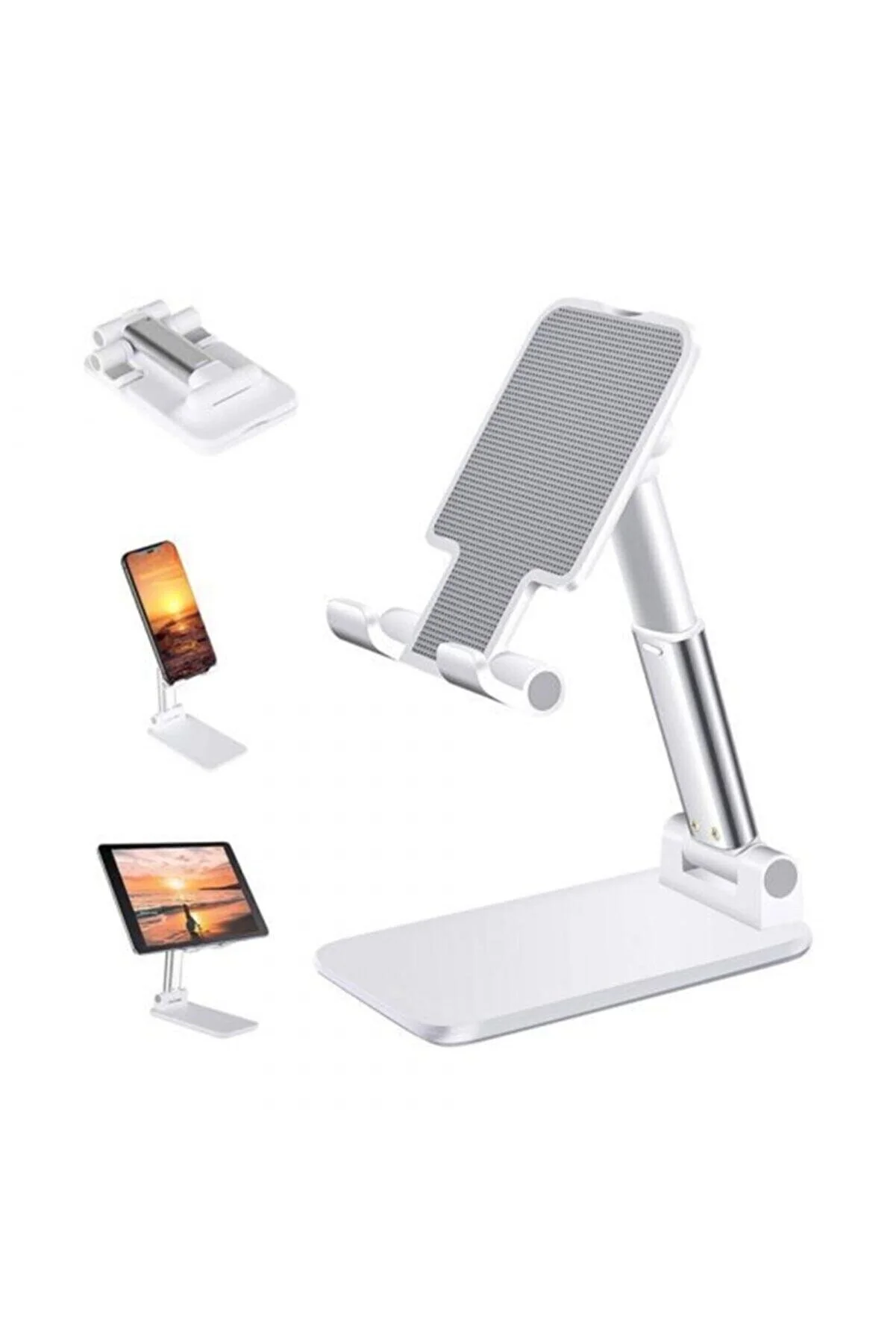 Masaüstü Cep Telefonu Ve Tablet Standı Katlanabilir Telefon Tutucu 