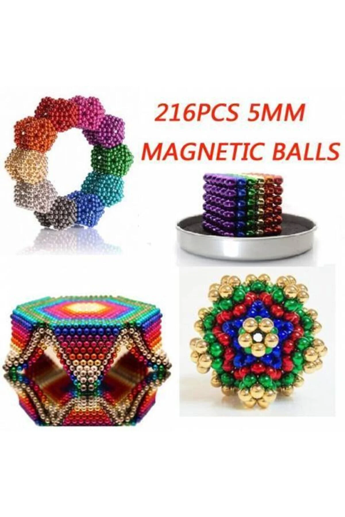 Renkli Mıknatıs Küre Microsonic Neodyum