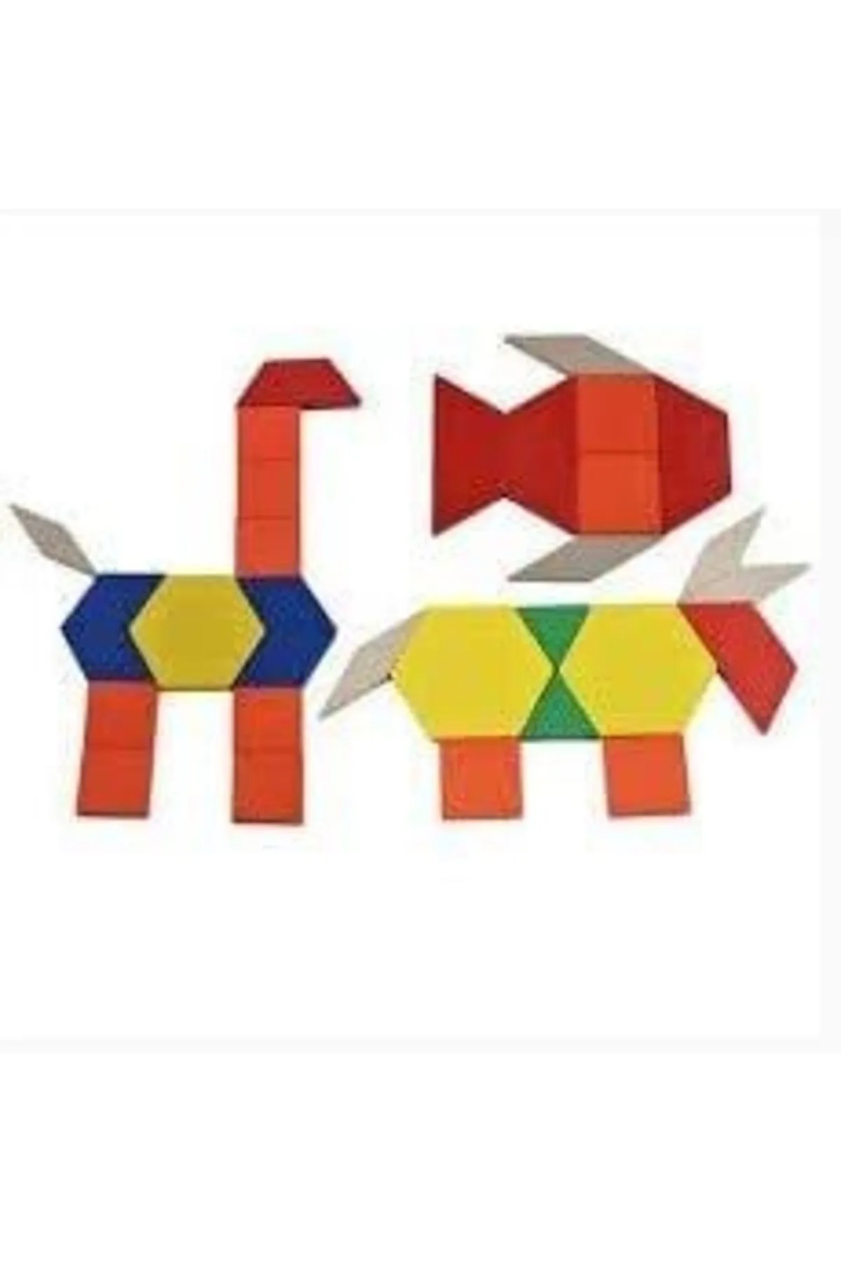 Ahşap 125 Parça Tangram