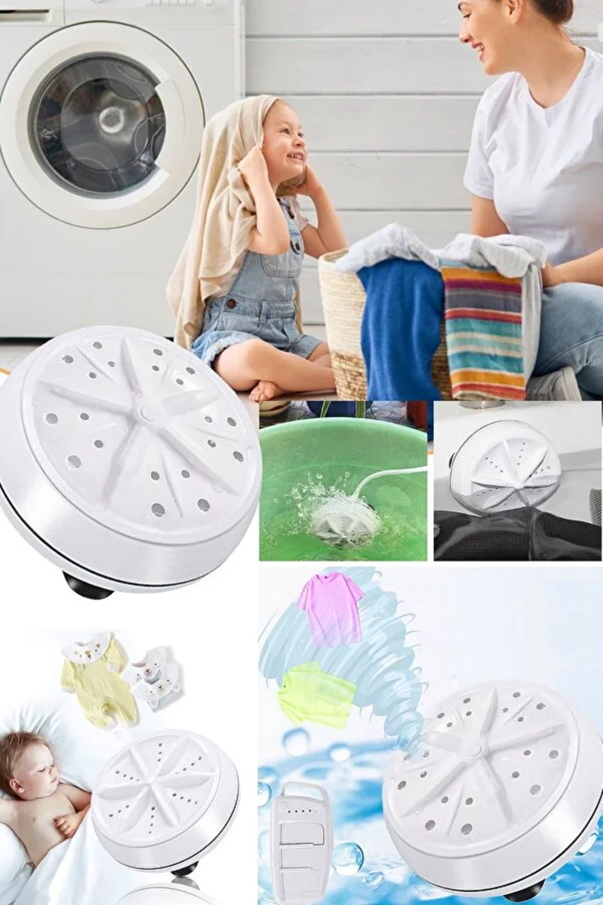 Mini Portatif Çamaşır Makinası