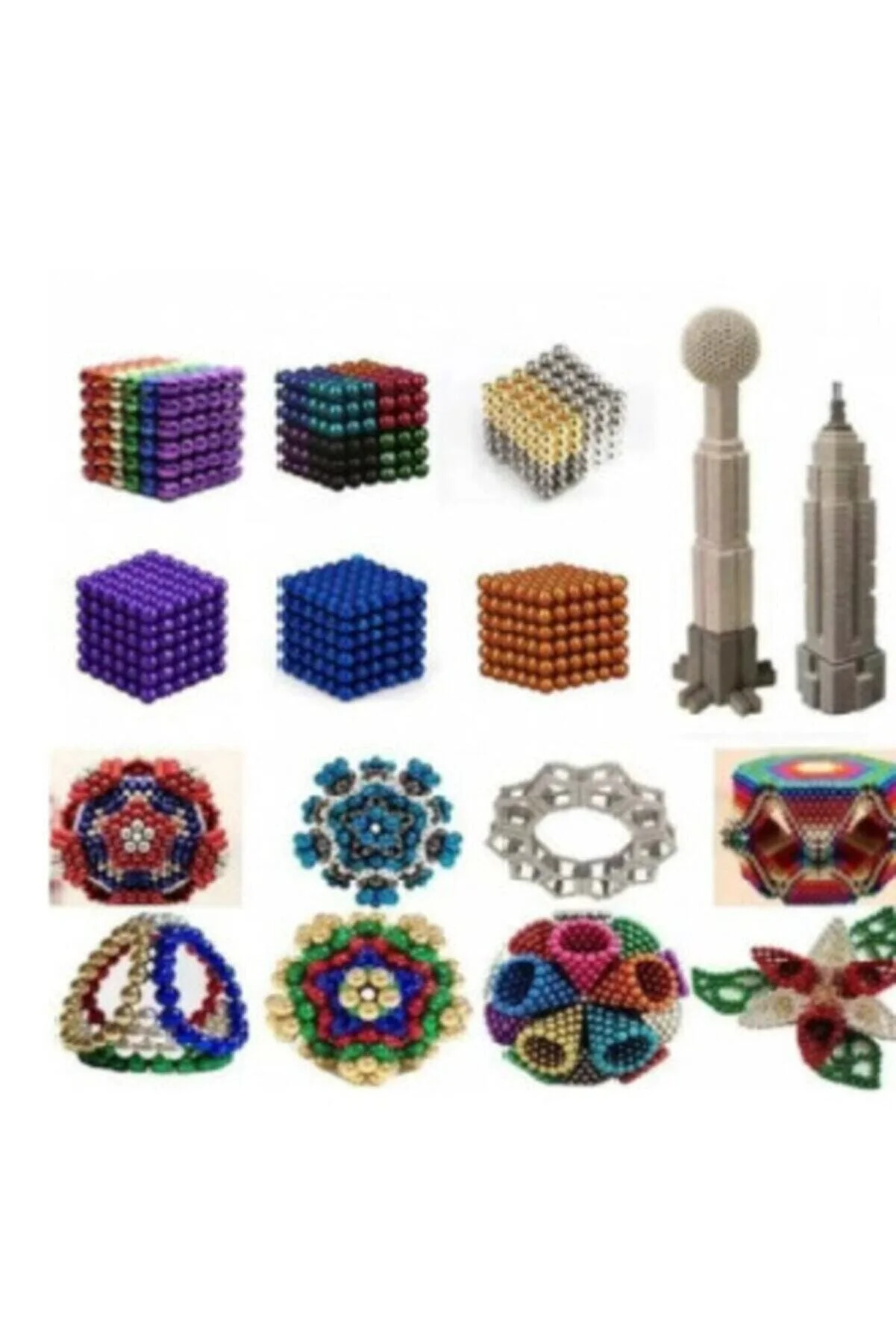 Renkli Mıknatıs Küre Microsonic Neodyum