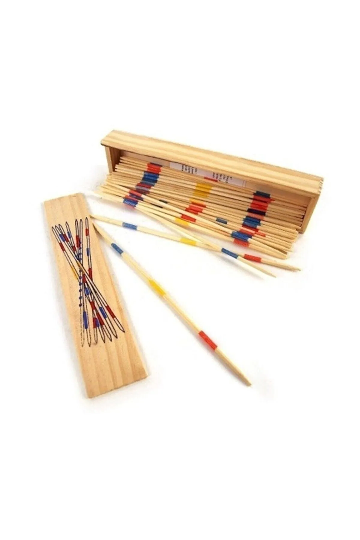 Ahşap Mikado Spiel El Beceri Oyun Çubukları