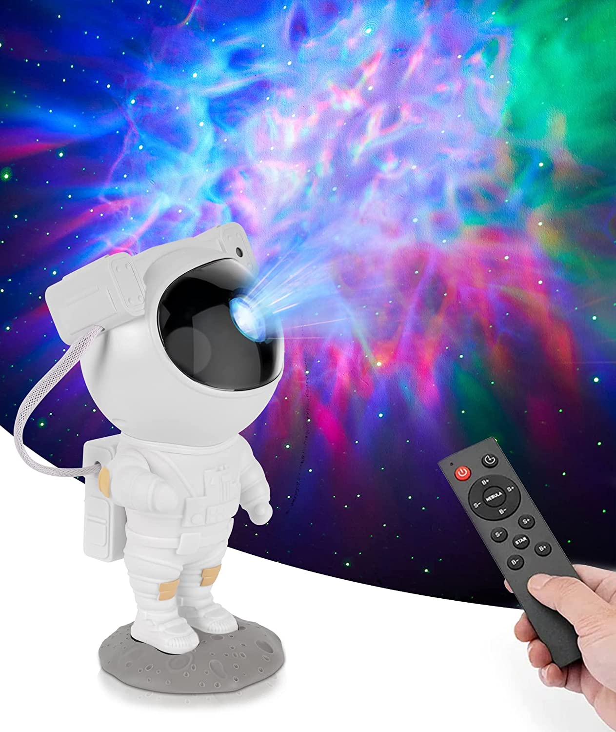 Astronot Projektör Galaksi Samanyolu Projeksiyon Gece Lambası