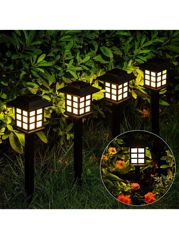 Güneş Enerjili 5w Çim Armatürü Gün Işığı 6lı Set