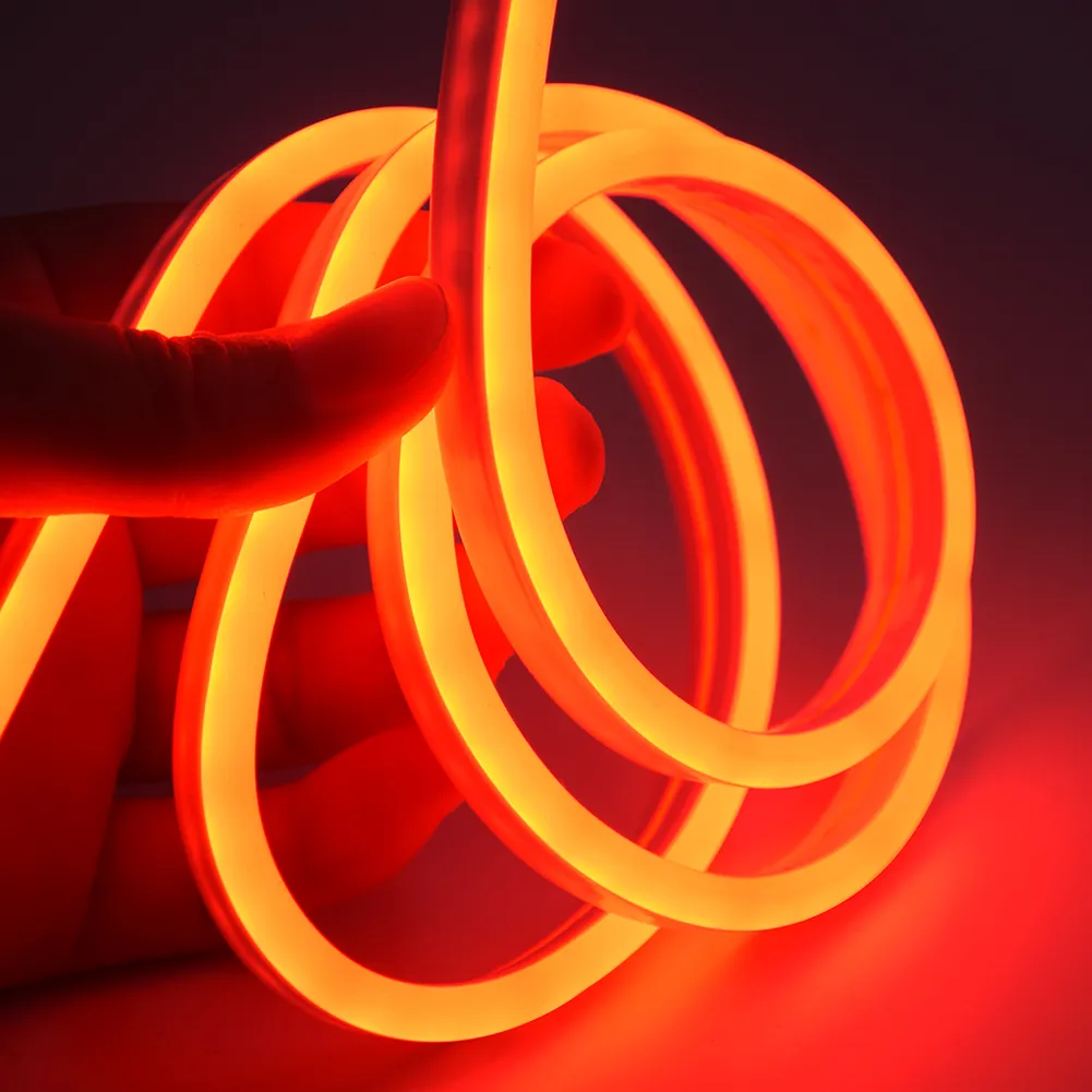 Neon Şerit Led 5 Metre Kırmızı Su Geçirmez