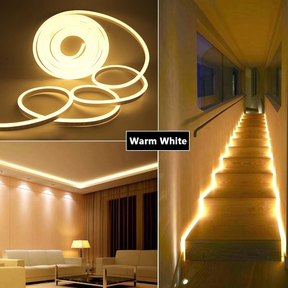 Neon Şerit Led 5 Metre Sarı Su Geçirmez