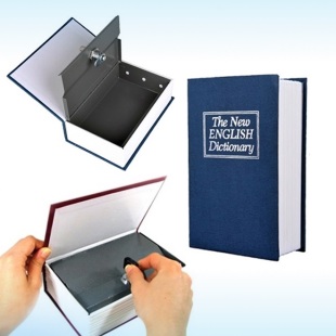 Kilitli Kitap Kasa Sözlük Şeklinde Anahtarlı