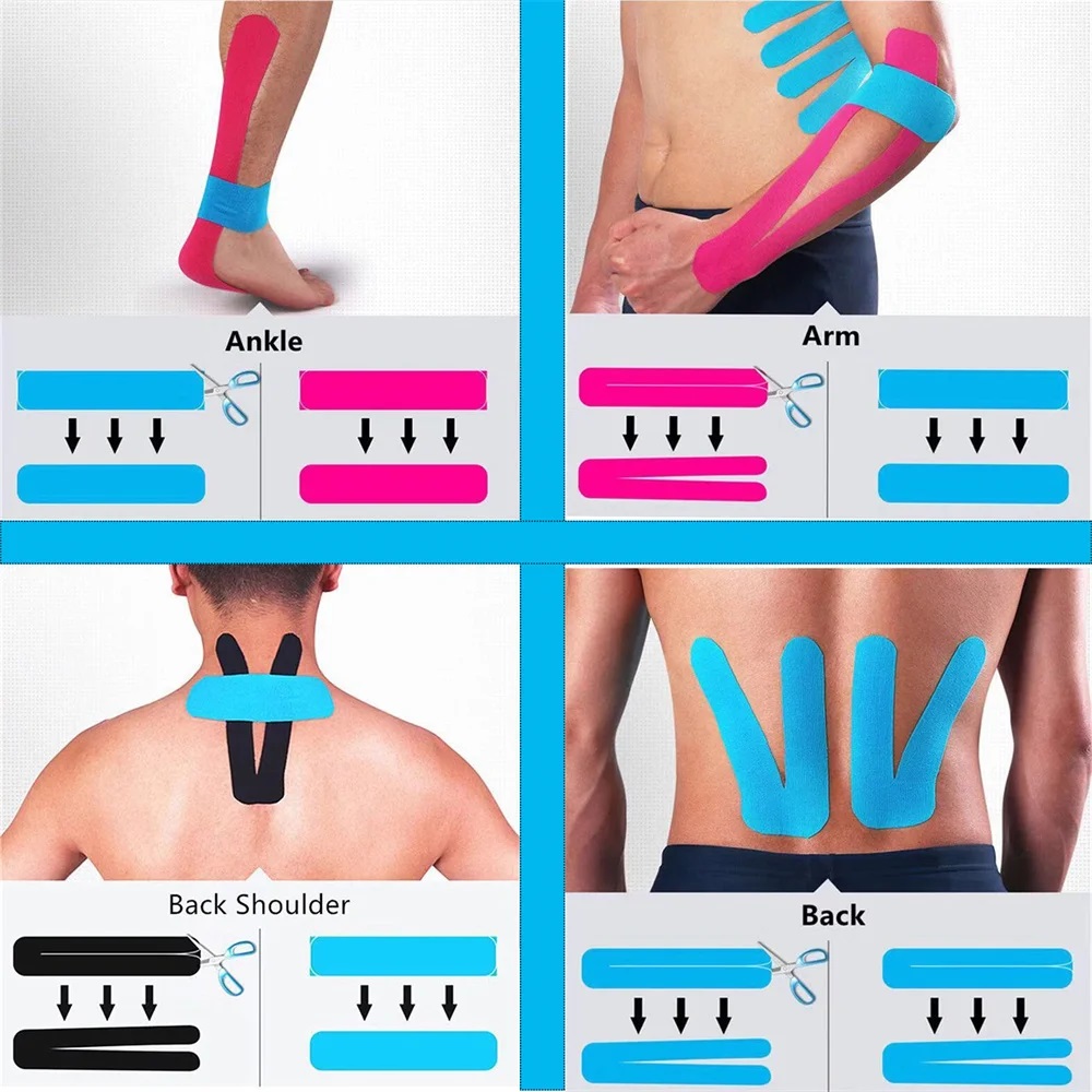 Sporcu Ağrı Bandı Kinesiology Tape 5 Metre