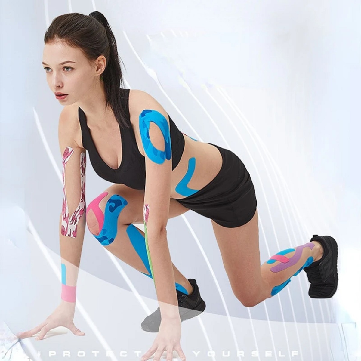 Sporcu Ağrı Bandı Kinesiology Tape 5 Metre