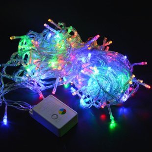 10 Metre 100 Ledli Fişli Led Işık RGB 