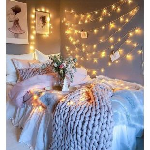 10 Metre 100 Ledli Fişli Led Işık Gün Işığı(Sarı)