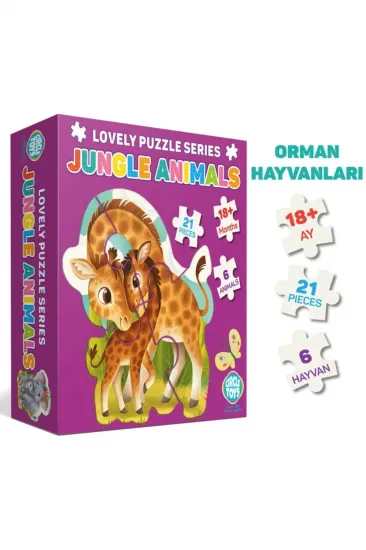 Lovely Puzzle Sevimli Orman Hayvanları