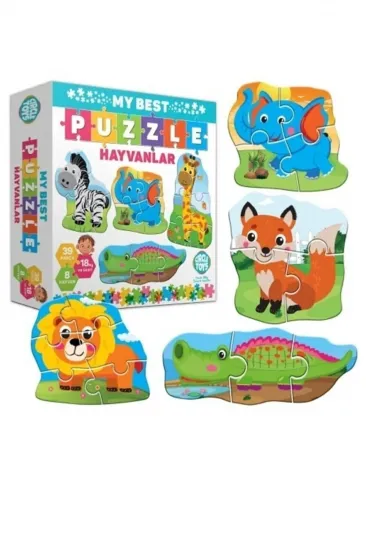 My Best Puzzle Hayvanlar Yapboz Seti