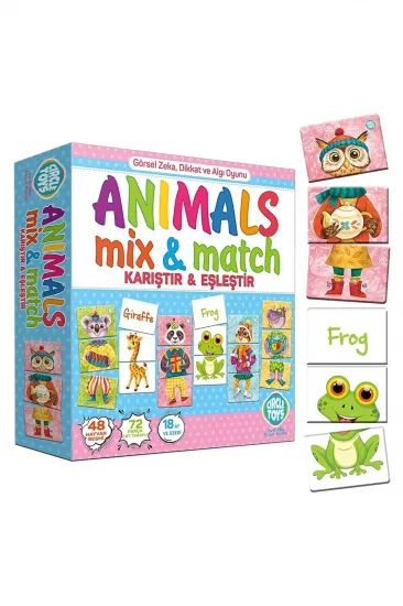 Animal Mix & Match Karıştır Ve Eşleştir Puzzle