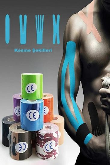 Sporcu Ağrı Bandı Kinesiology Tape 5 Metre