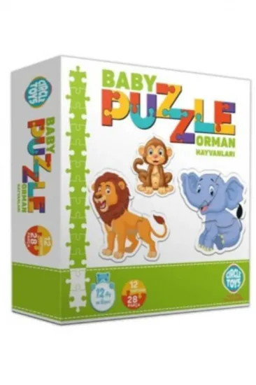 Baby Puzzle Orman Hayvanları Eşleştirme Oyunu