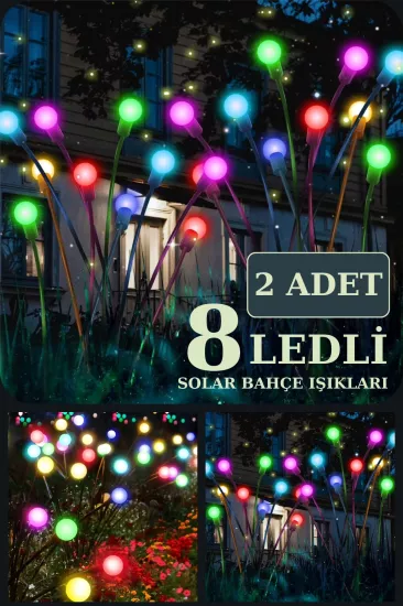 Ateş Böceği Solar Bahçe Aydınlatma Çok Renkli