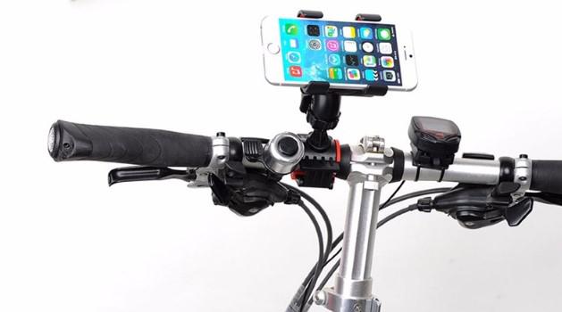 Telefon Tutucu Bisiklet İçin Mandallı Siyah