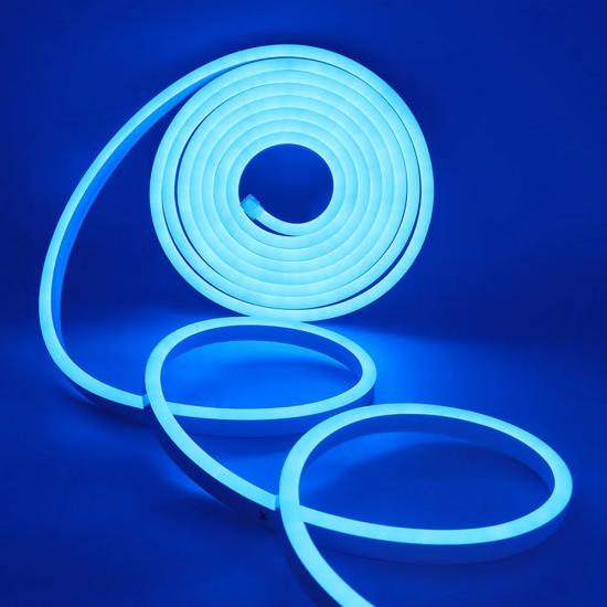 Neon Şerit Led 5 Metre Mavi Su Geçirmez
