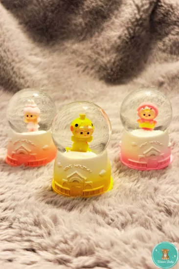 Mini Boy Kostümlü Bebek Işıklı Kar Küresi Hediyeli