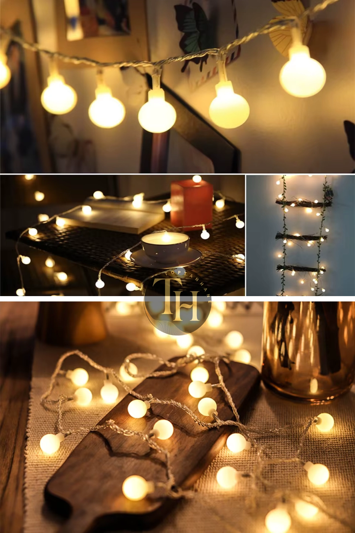 Mini Top Led, 3 Metre 20 Led Pilli Gün Işığı