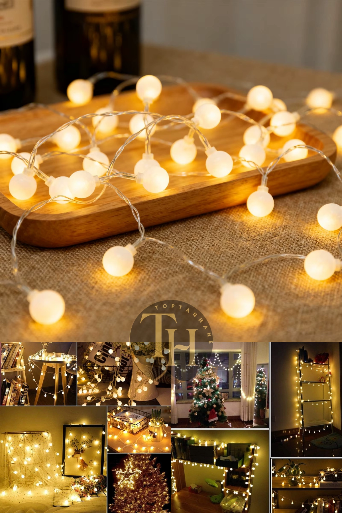 Mini Top Led, 3 Metre 20 Led Pilli Gün Işığı