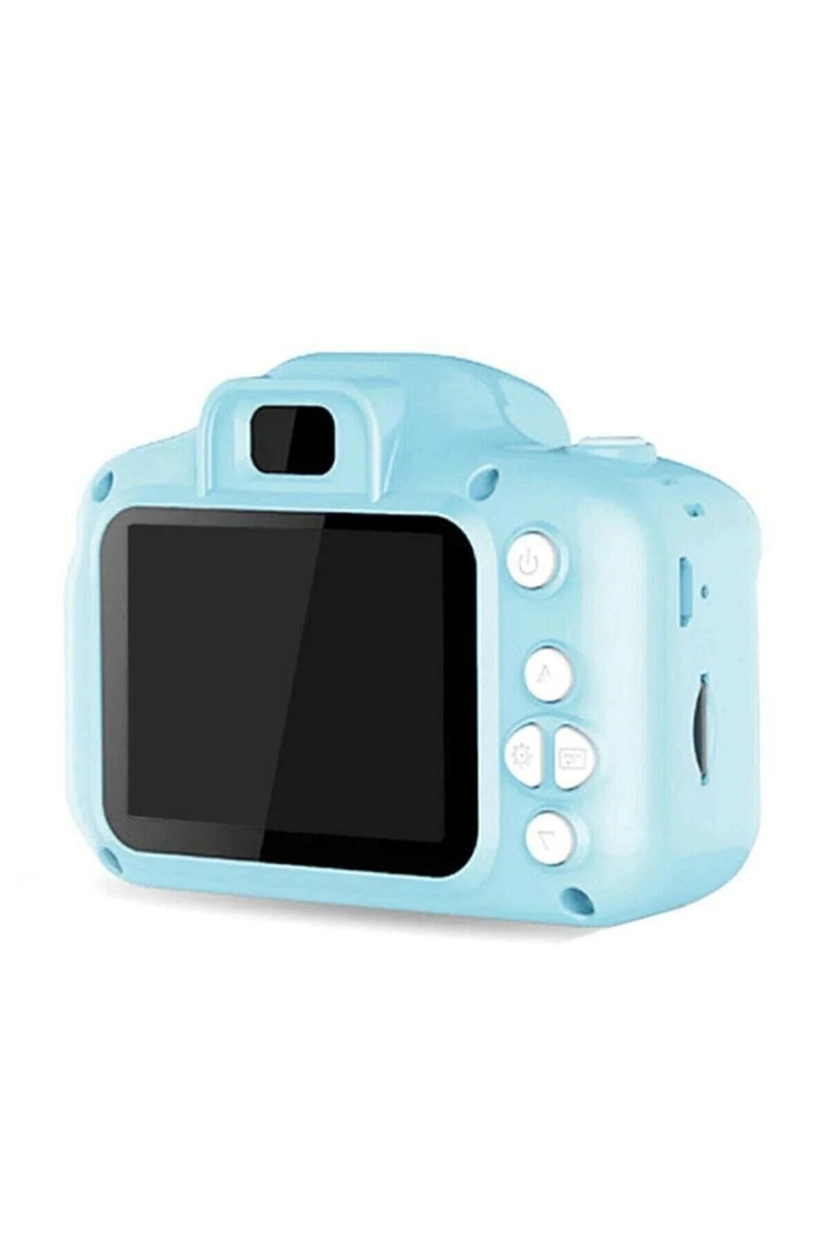 Dijital Mini Kamera Fotoğraf Makinesi Çocuk Mini 1080p Hd Kamera Selfie Mavi Renk